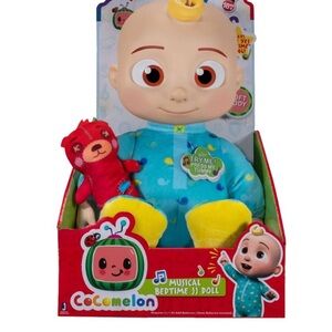 Cocomelon Musical Plush Bedtime JJ Doll - Blue